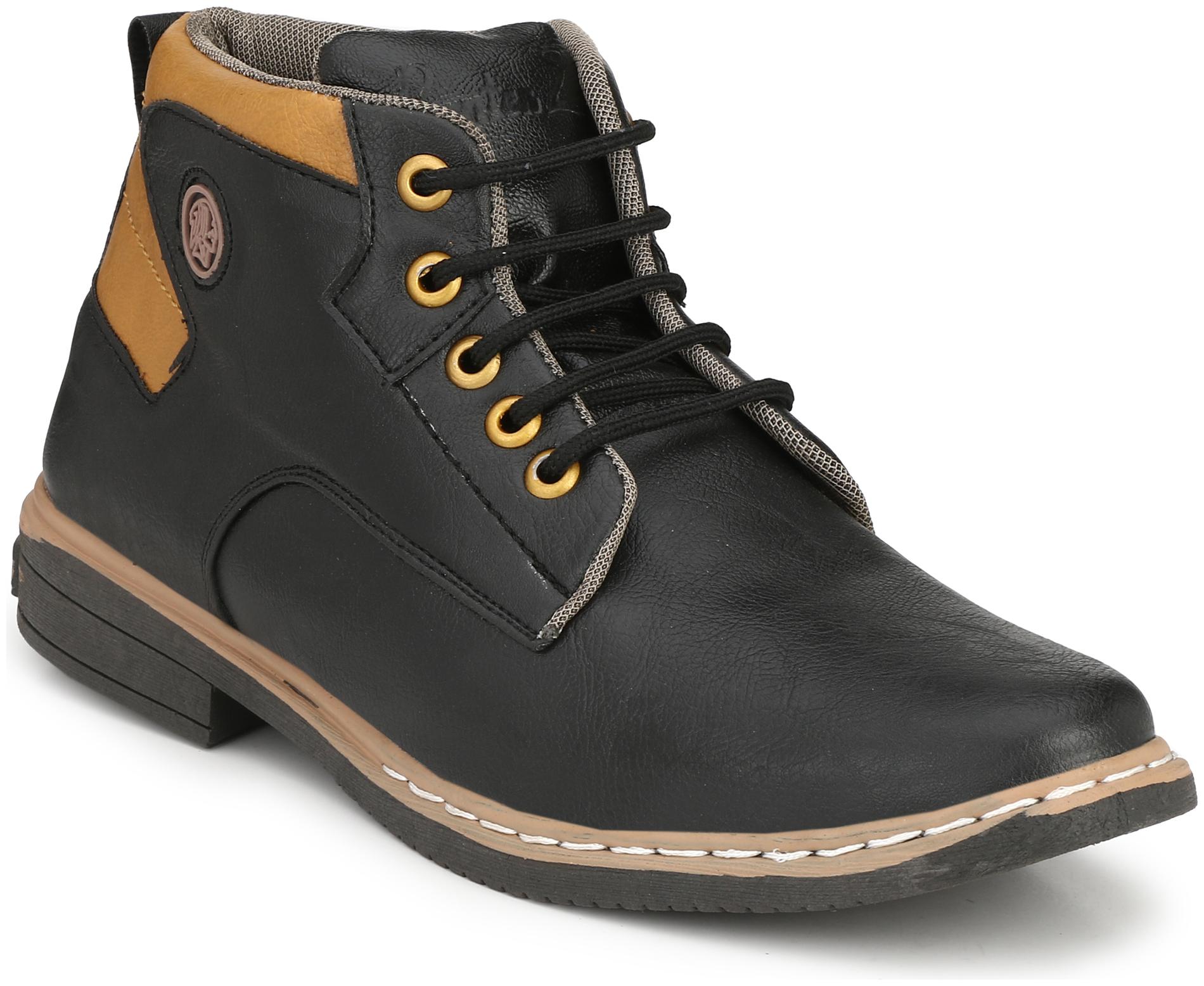 

BUCIK Men Black Outdoor Boots
