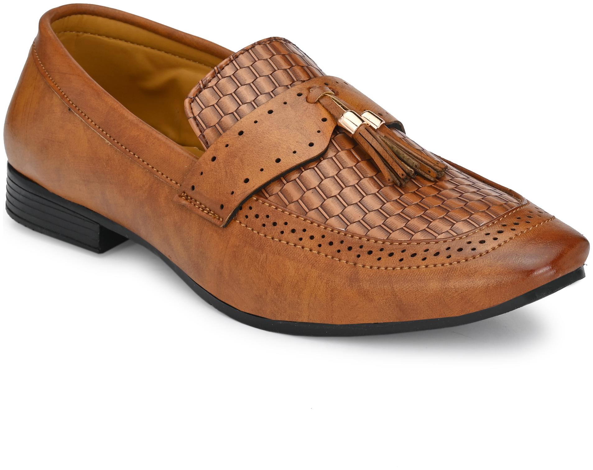 

BUCIK Men Tan Derby Formal Shoes - FORMAL SHOES - BCK2026-TAN