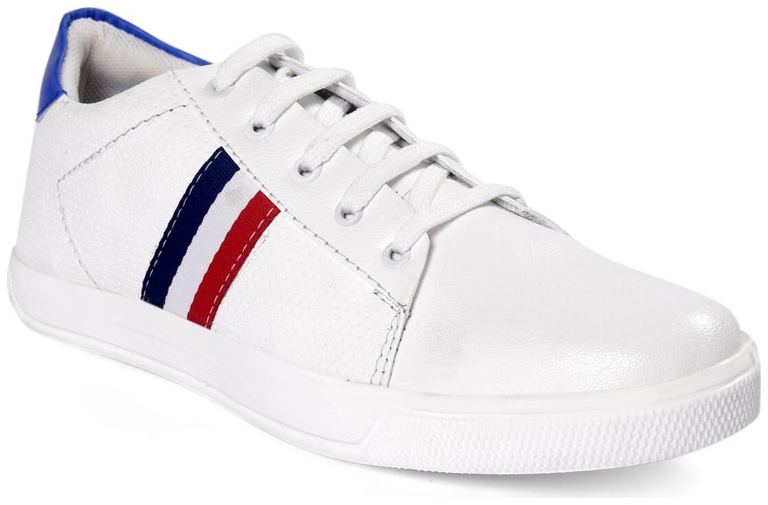 

Bucik Men S White Synthetic Leather Smart Casual Shoes