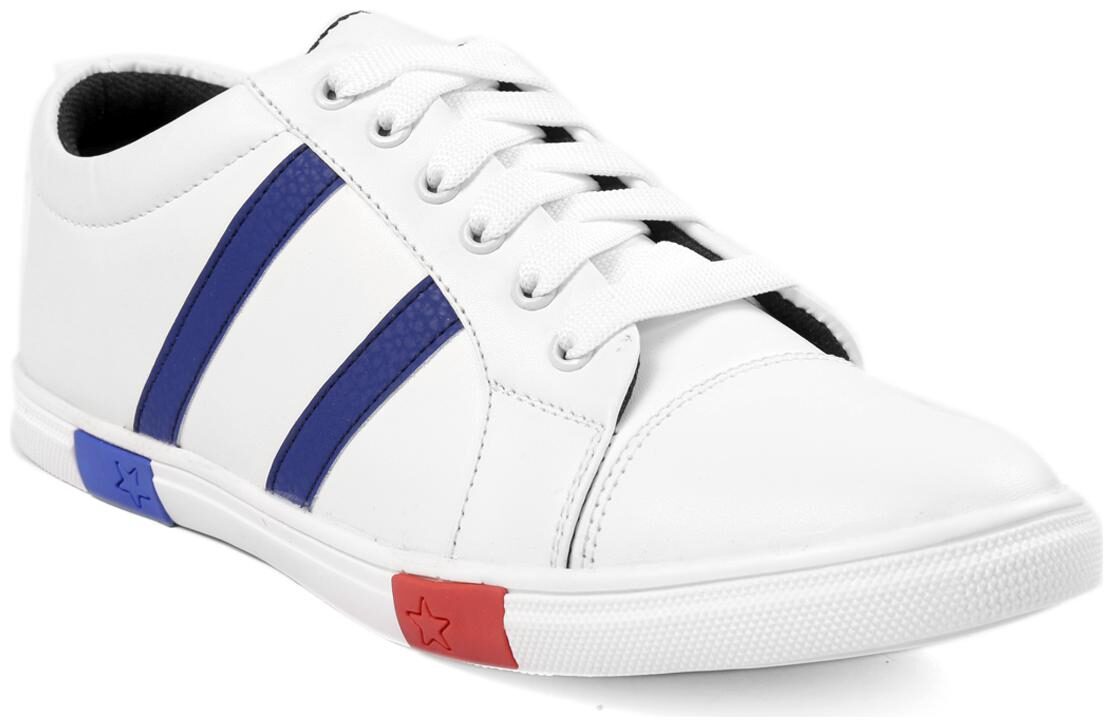 

Bucik Men S White Synthetic Leather Smart Casual Shoes
