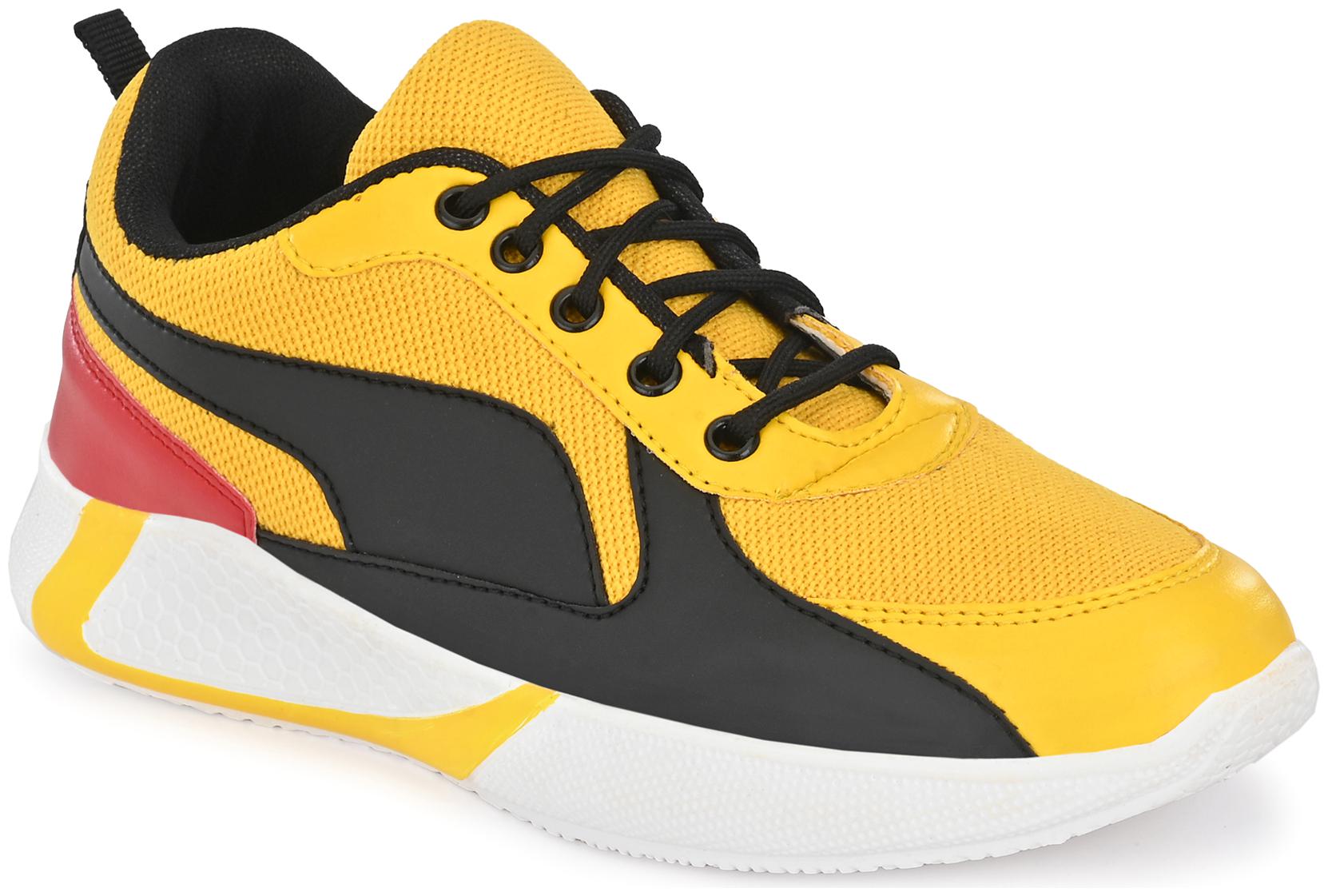 

BUCIK Men Sports Shoes Running Shoes ( Yellow )