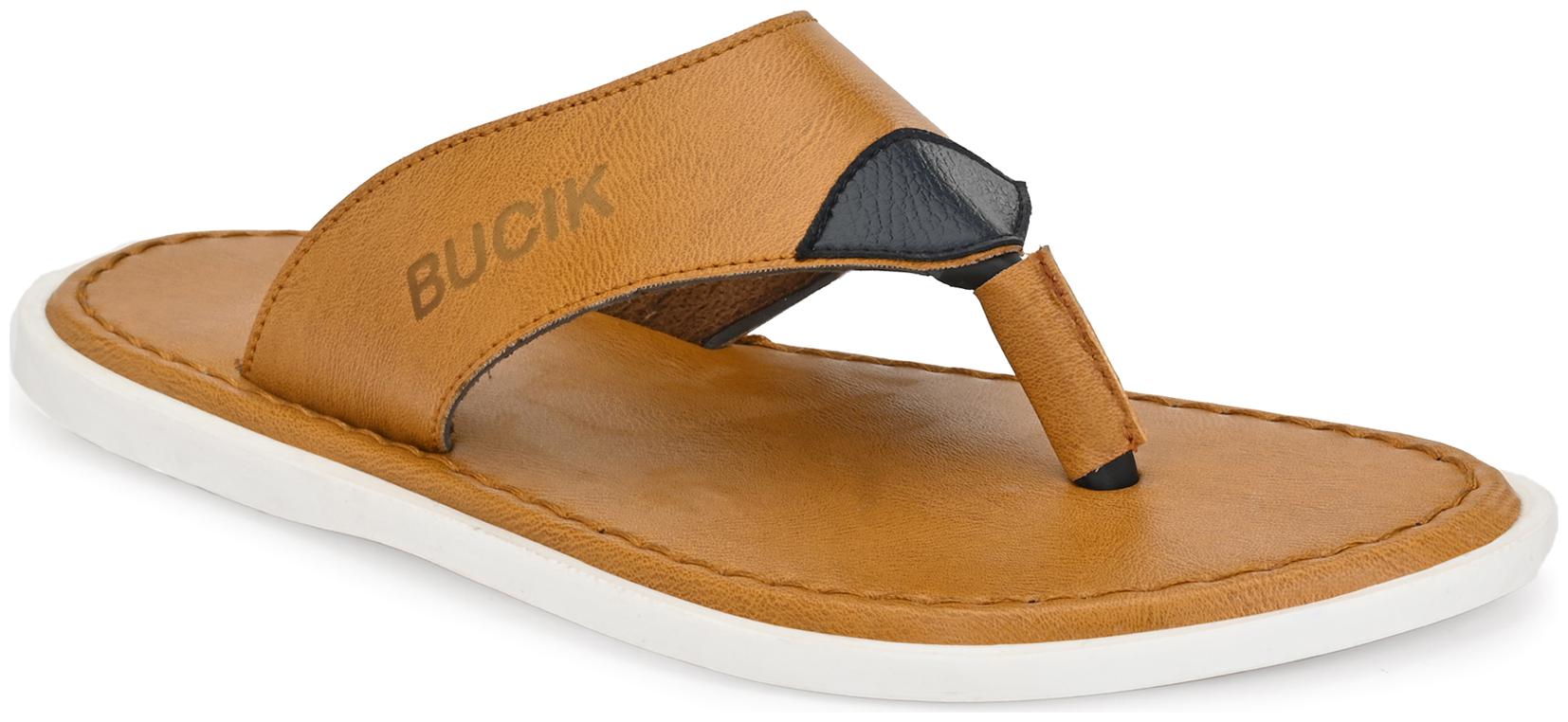 

BUCIK Men Beige Flip-Flops - 1 Pair