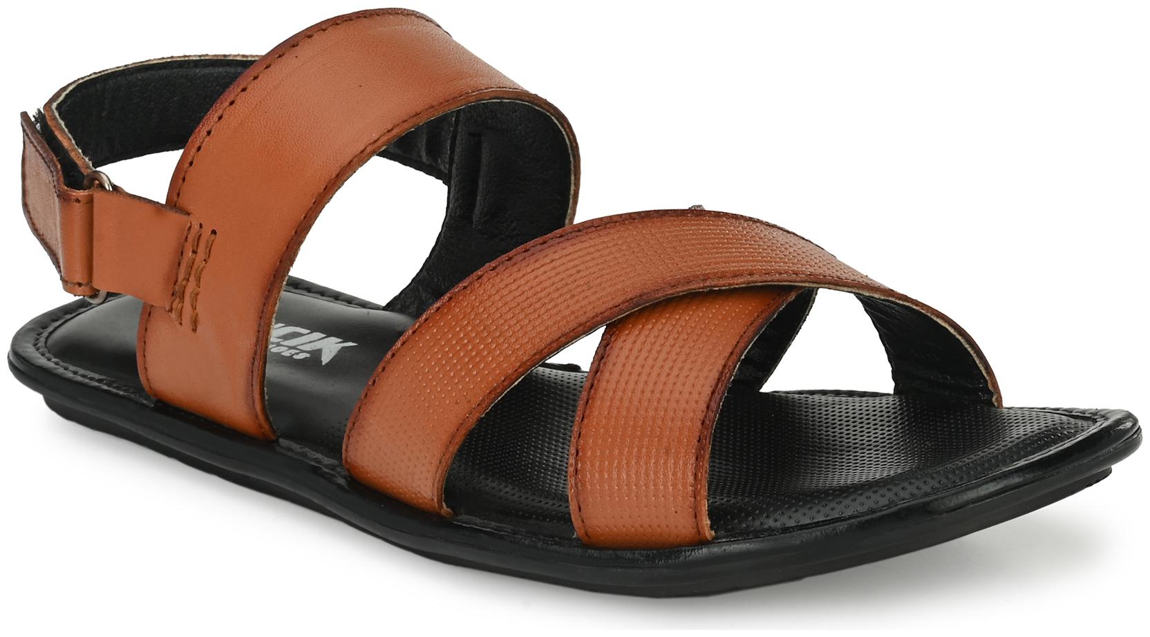 

BUCIK Men Tan Sandals