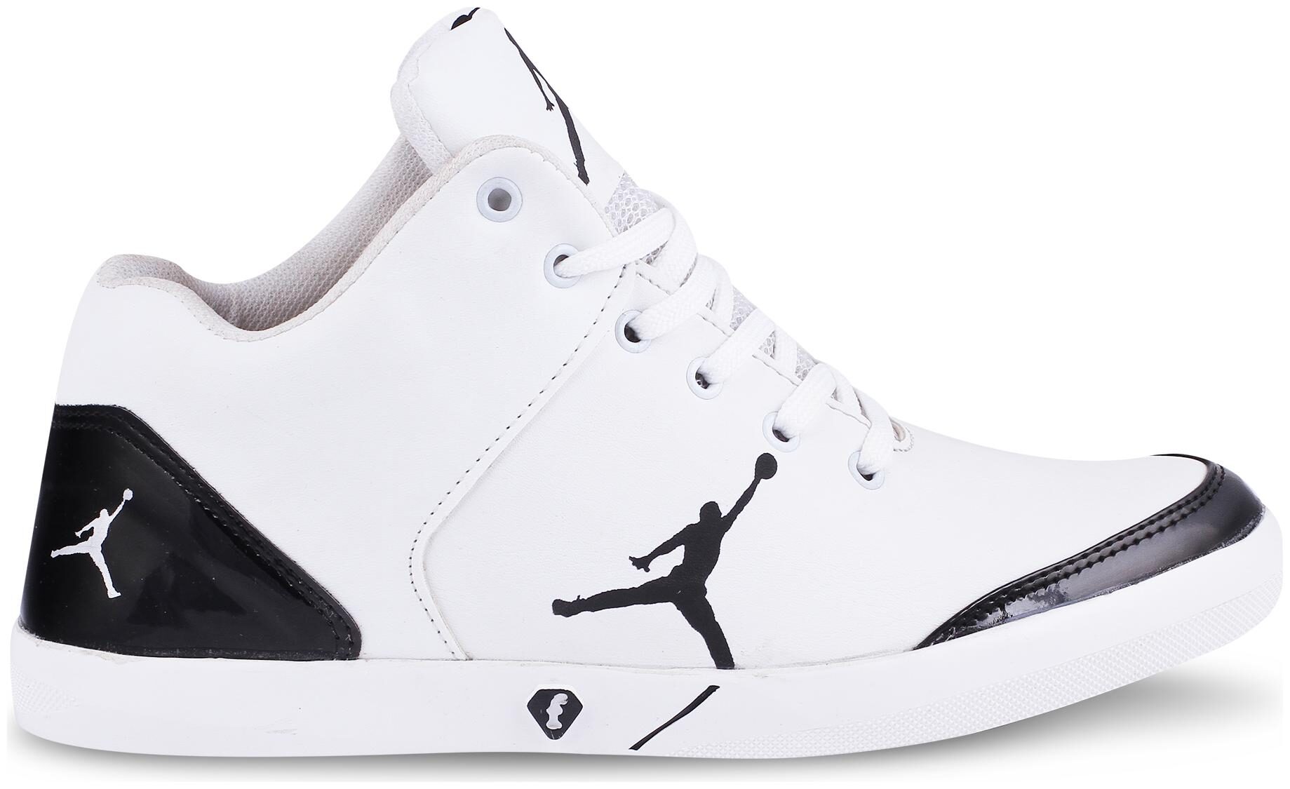 

Butchi Men s White Synthetic Leather Stylish Sneakers