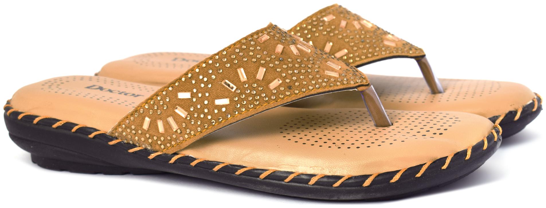 

Butchi Women Tan Open Toe Flats