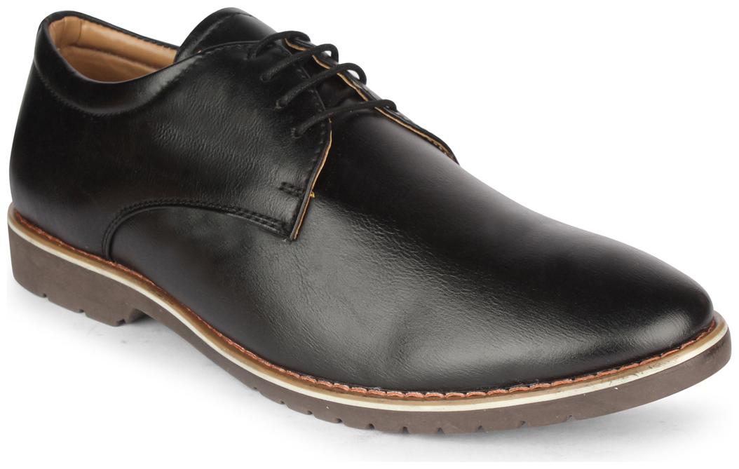 

Calaso Men Black Derby Formal Shoes - CALASO LV 01 BLK