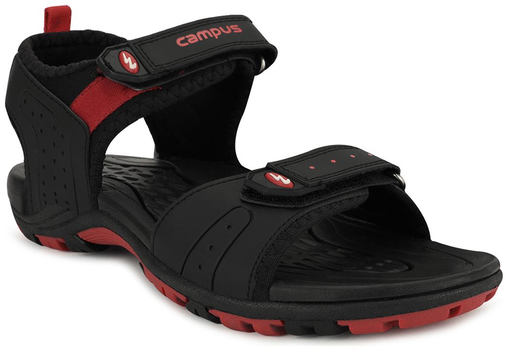 

Campus Men Black Sandals