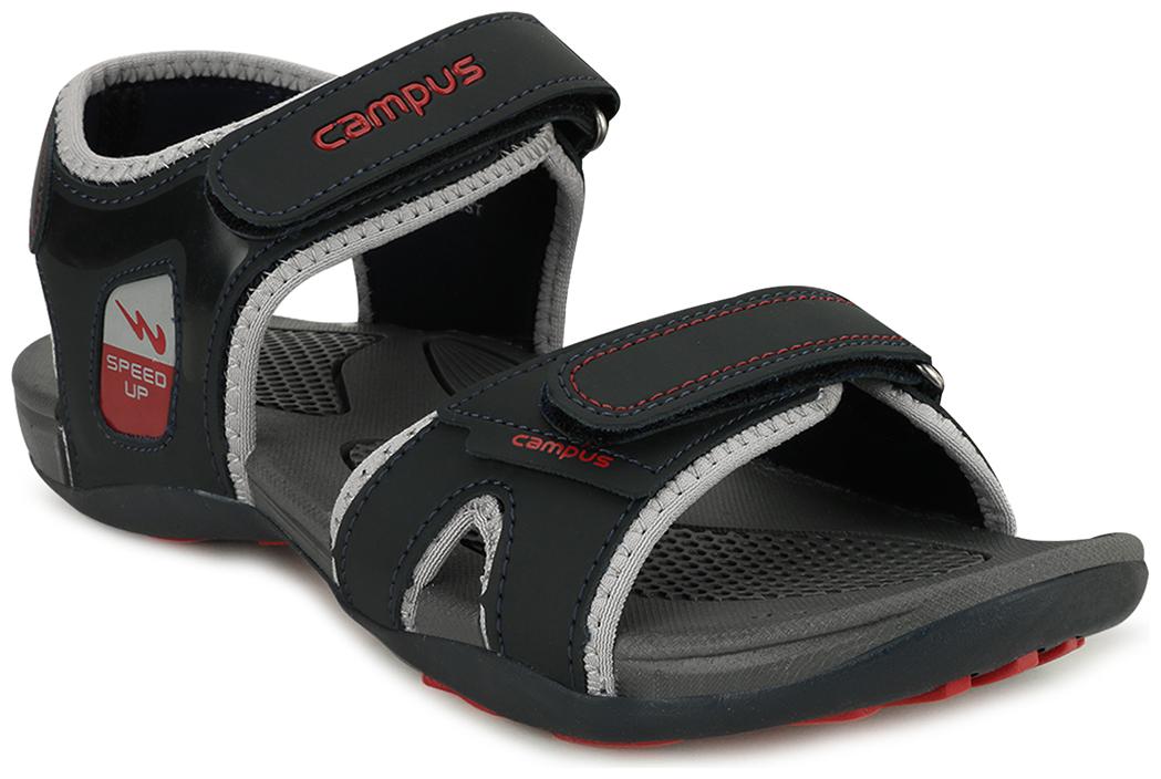 

Campus Men Black Sandals