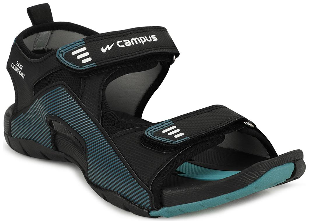 

Campus Men Black Sandals