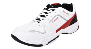 Campus Bio-ride White And Red Color Men Sports Running Shoes ( Size -7 Uk )
