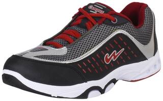 Campus CAMPUS Black And Red Men Sport Shoes (Size -12 UK )