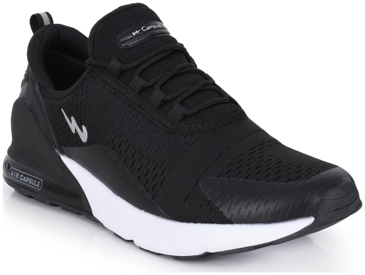 

Campus Men Running Shoes ( Black )