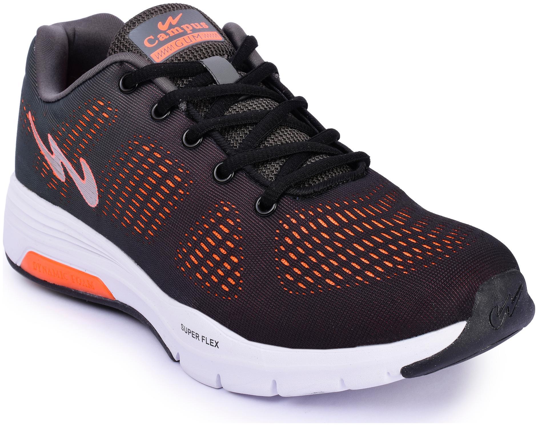

Campus Men Running Shoes ( Black )