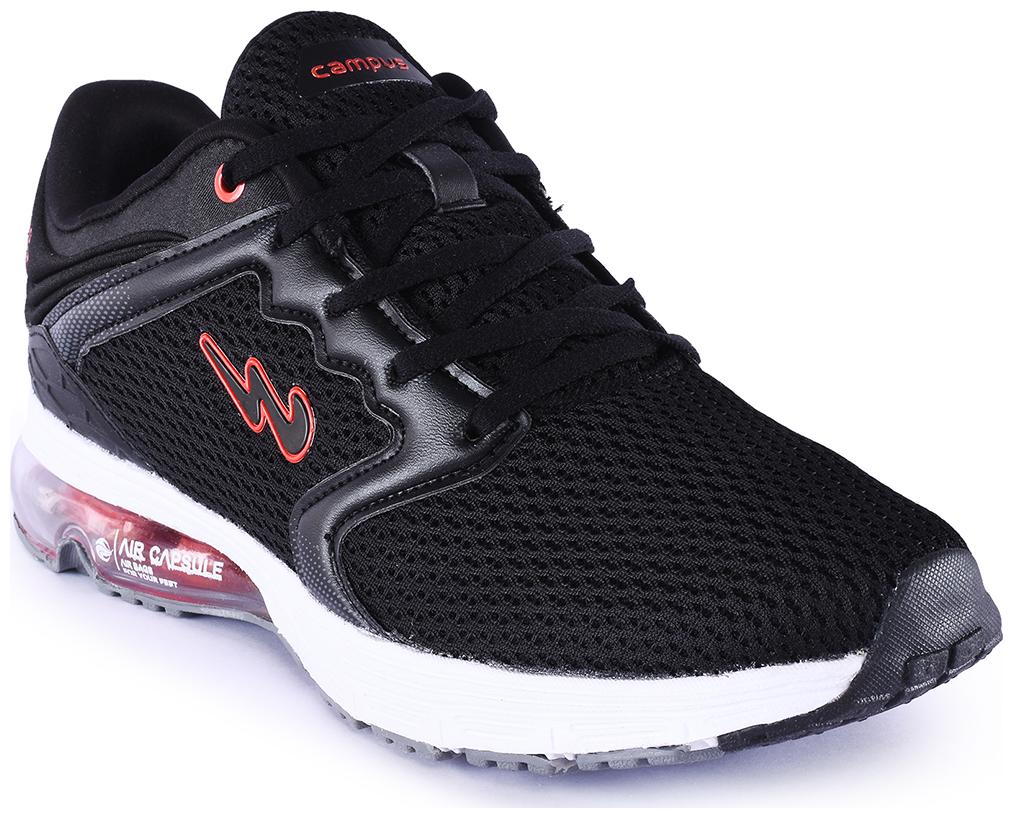 

Campus Men Running Shoes ( Black )