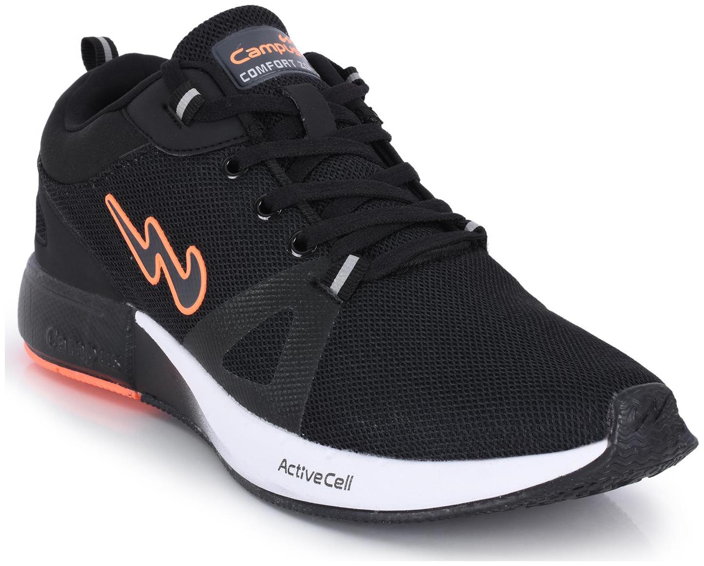 

Campus Men Running Shoes ( Black )