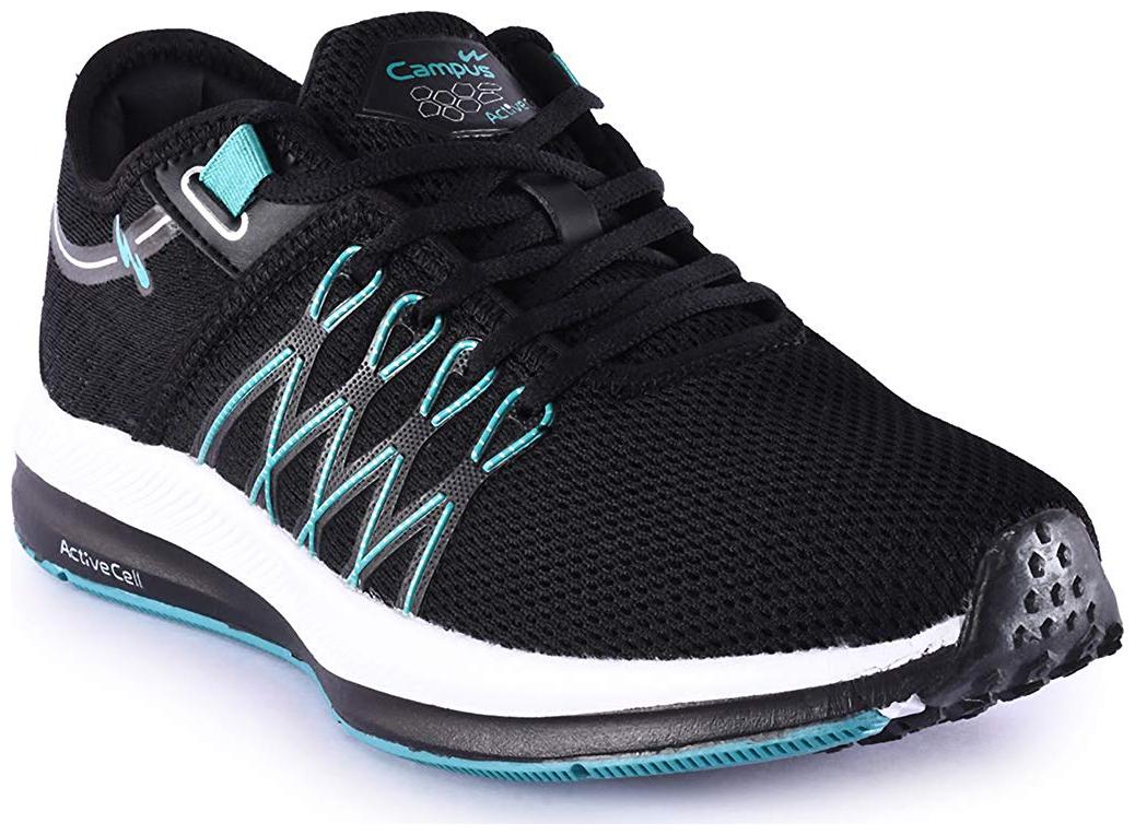 

Campus Men Running Shoes ( Black )