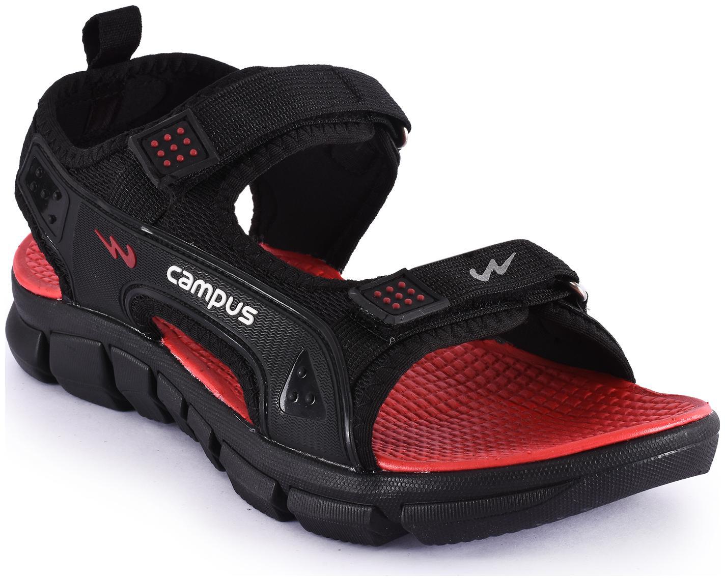 

Campus Men Black Sandals