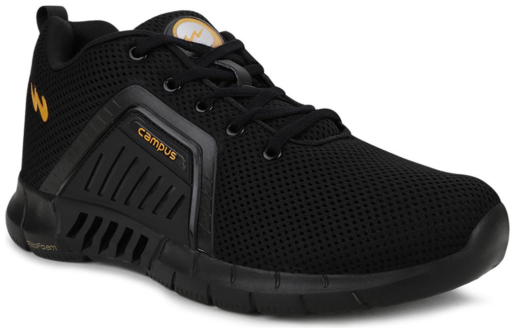 

Campus Men Running Shoes ( Black )