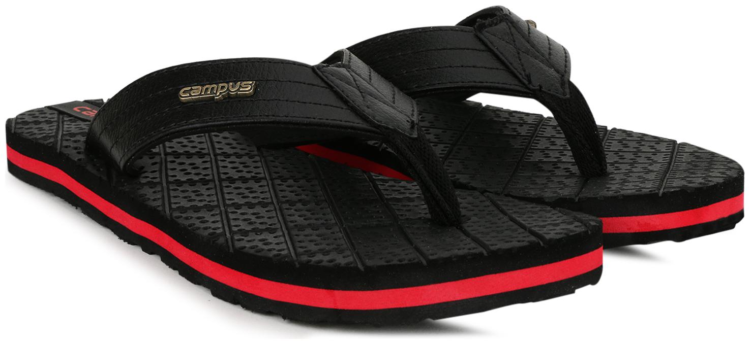 

Campus Men Black Flip-Flops - 1 Pair