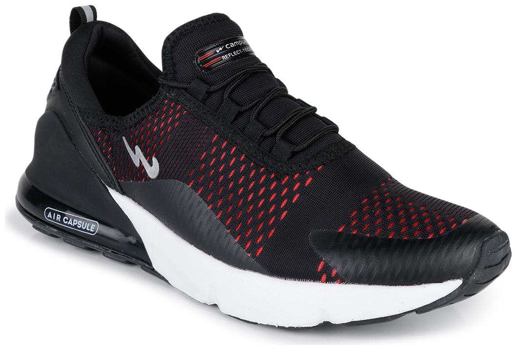

Campus Men DRAGON-PRO Running Shoes ( Black Red )