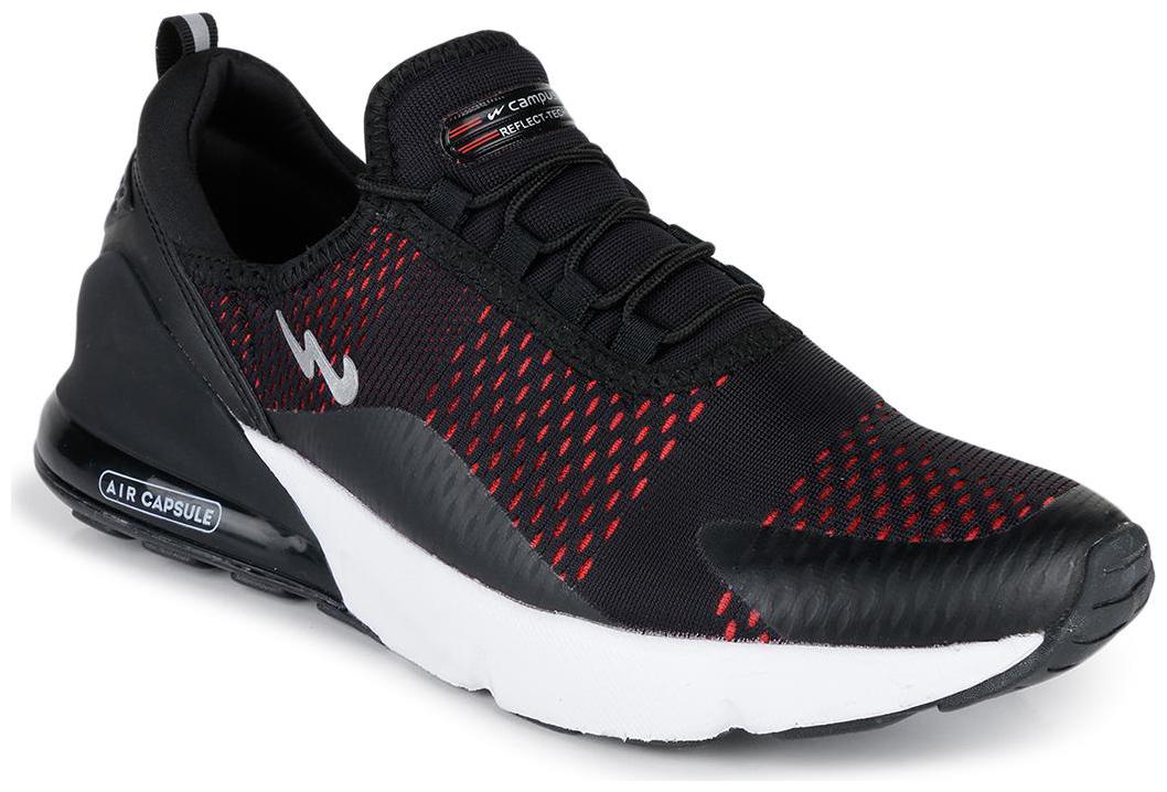 

Campus Men DRAGON-PRO Running Shoes ( Black Red )