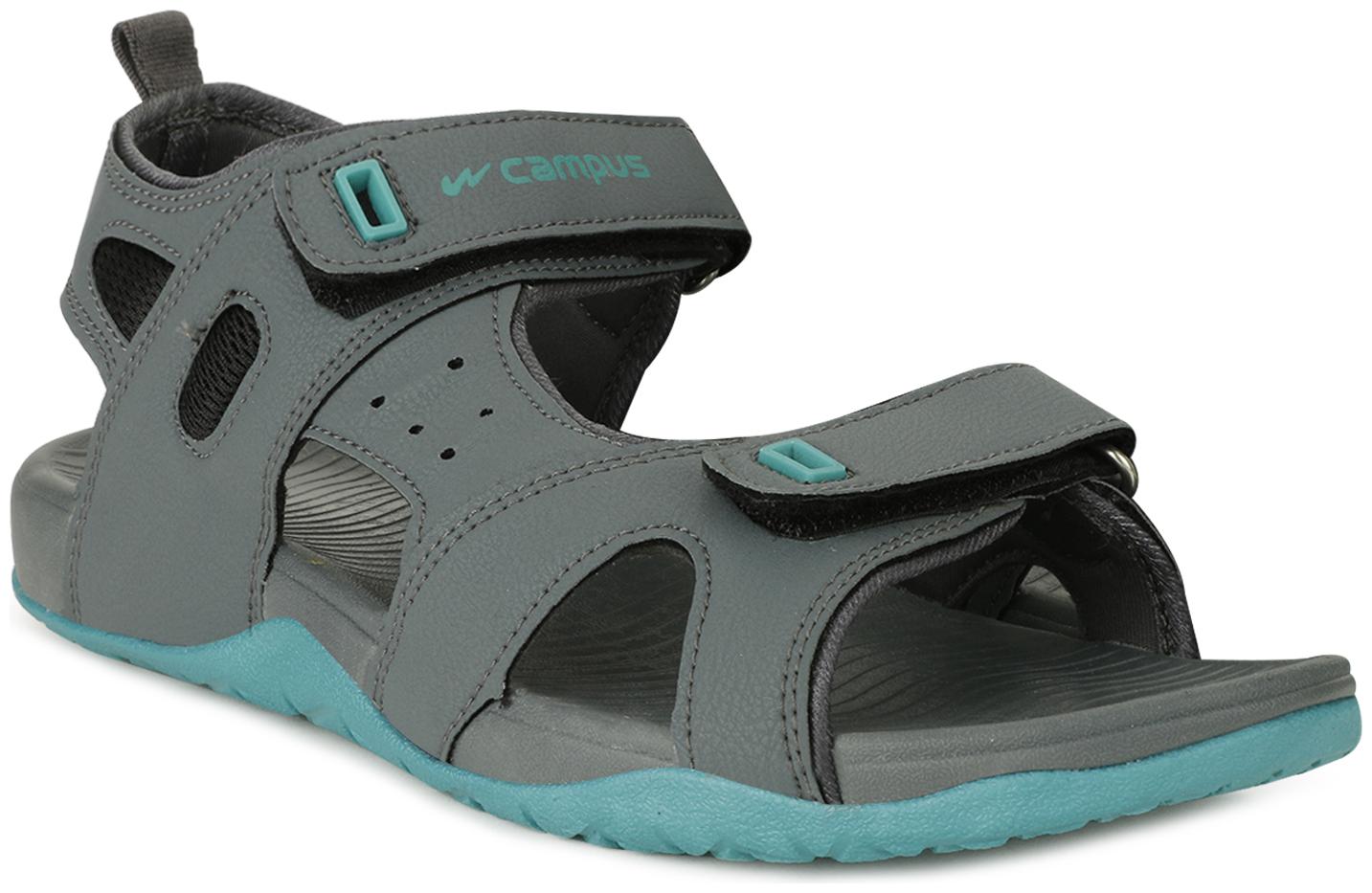 

Campus Men Grey Sports Sandals
