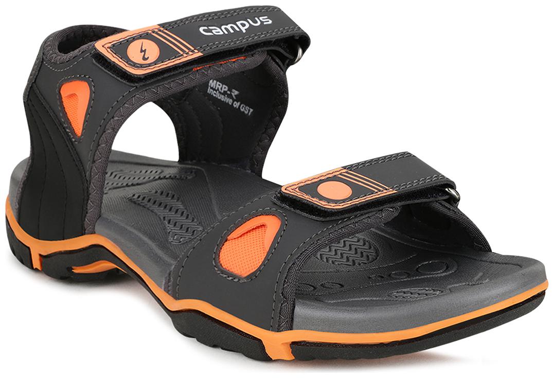 

Campus Men Grey Sports Sandals