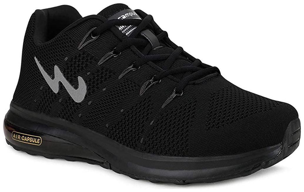 

Campus Men Paris Running Shoes ( Black )
