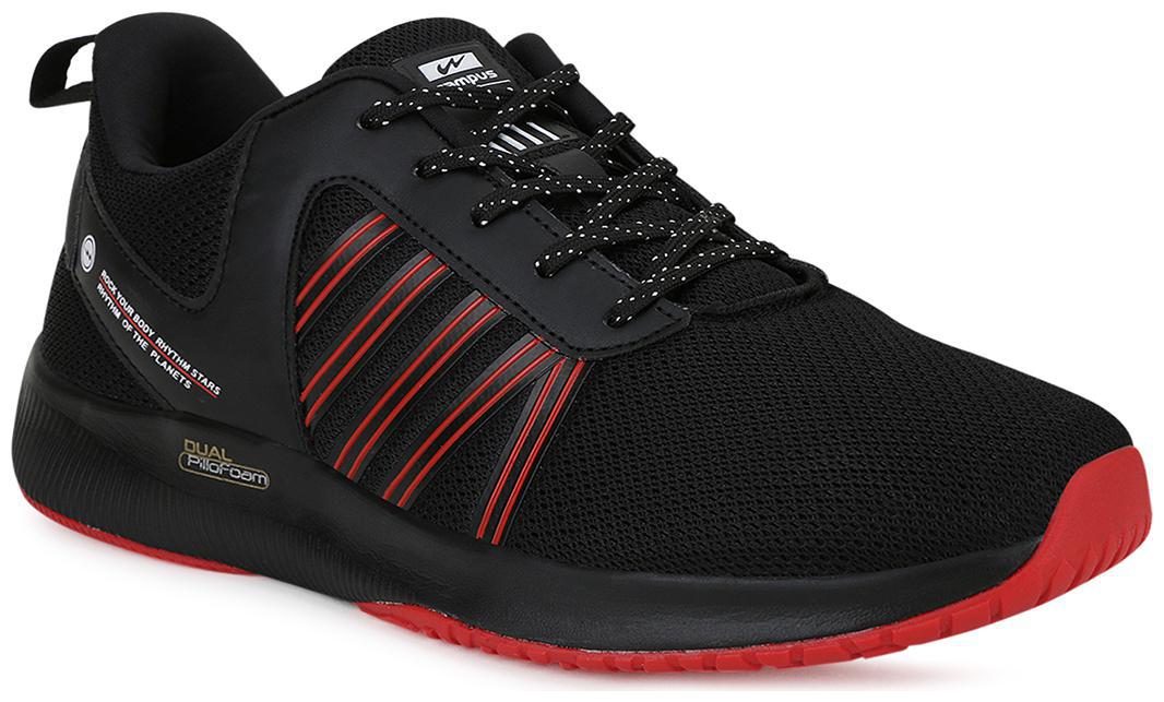 

Campus Men Running Shoes ( Black )