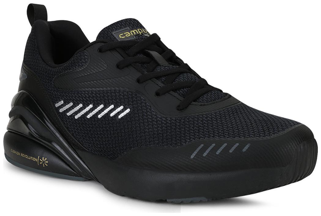 

Campus Men Running Shoes ( Black )