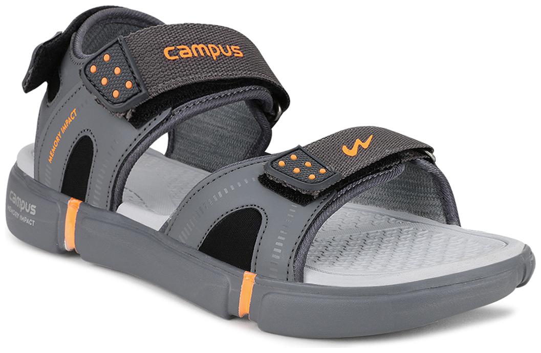 

Campus Men Grey Sports Sandals