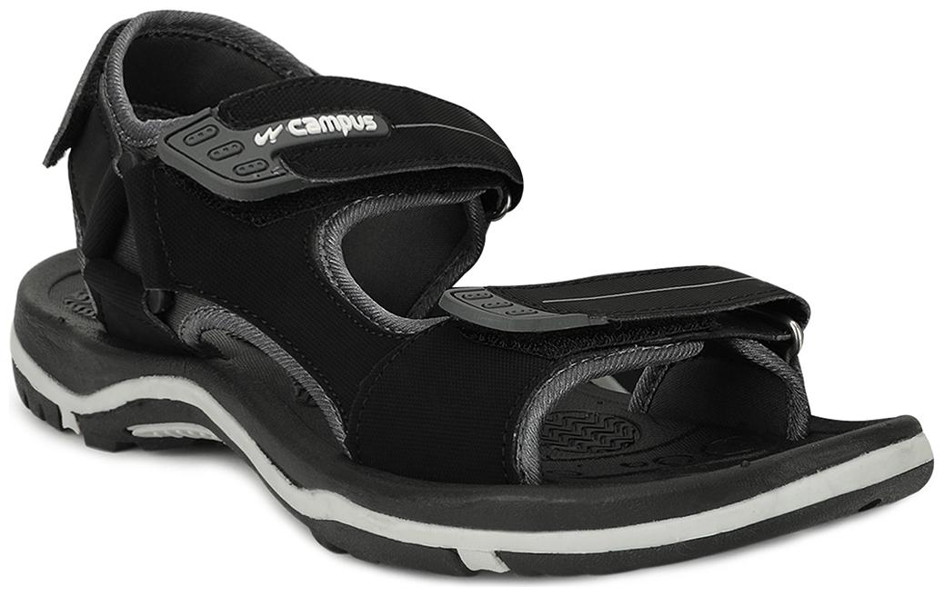 

Campus Men Black Sandals