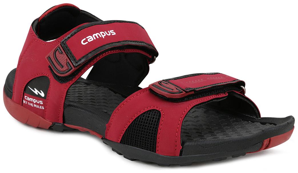 

Campus Men Black Sandals
