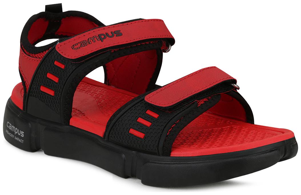 

Campus Men Red Sports Sandals