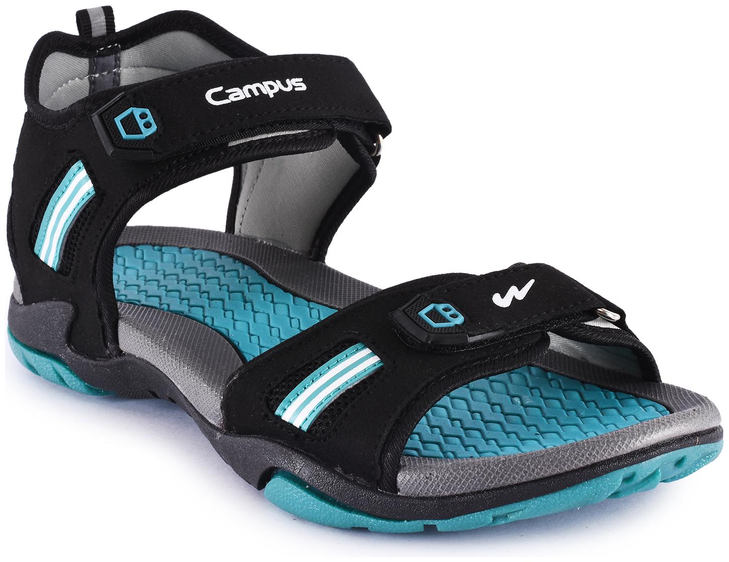 

Campus Men Black Sandals