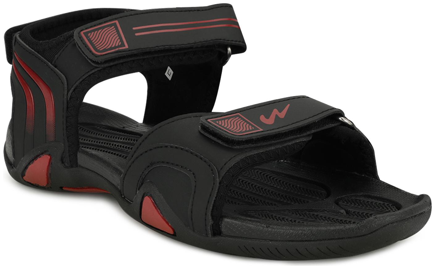 

Campus Men Black Sandals