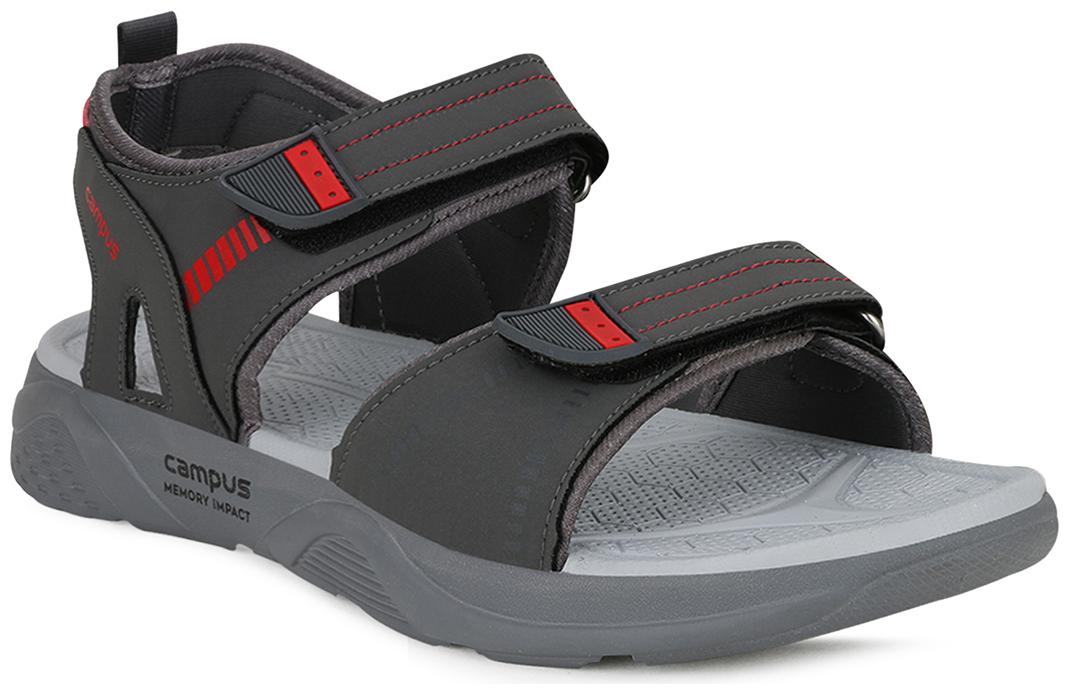 

Campus Men Grey Sports Sandals
