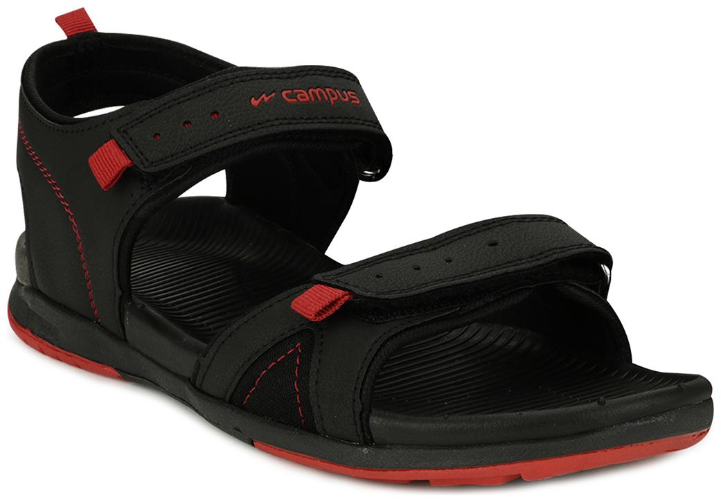 

Campus Men Black Sandals