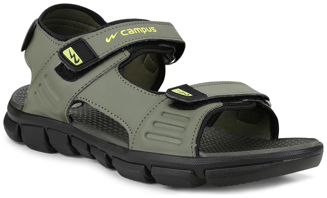 

Campus Men Green Sports Sandals