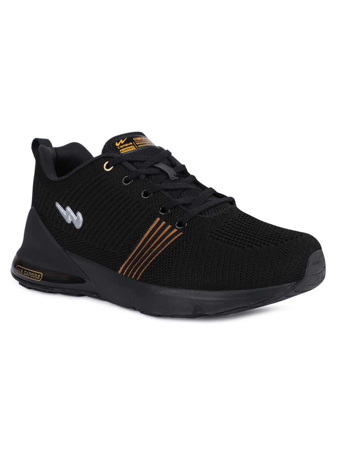 

Campus Men ZURIK Running Shoes ( Black )
