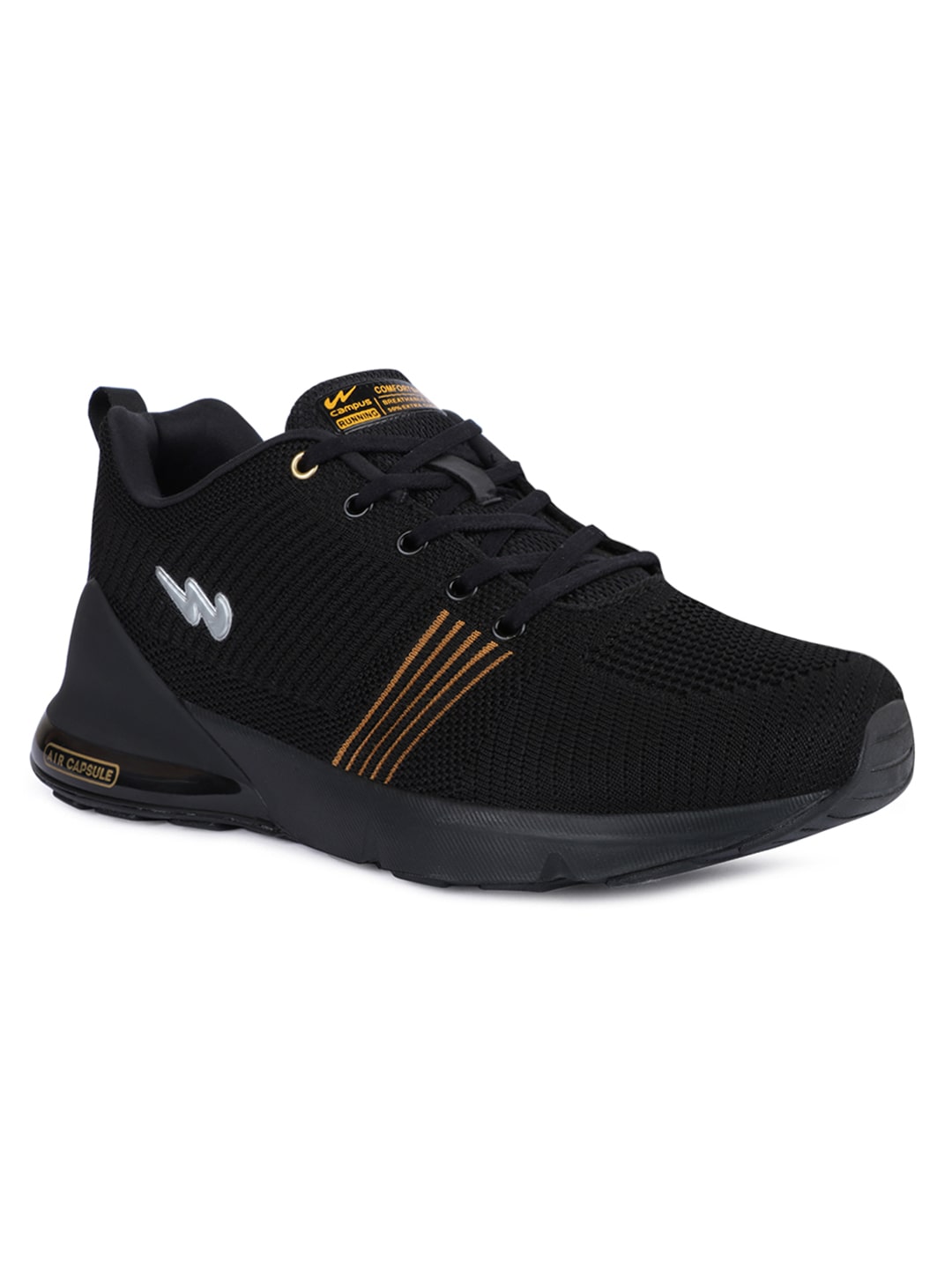 

Campus Men ZURIK Running Shoes ( Black )