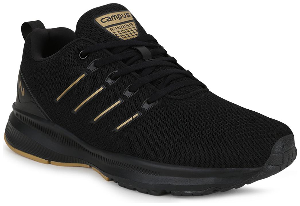 

Campus Men Running Shoes ( Black )