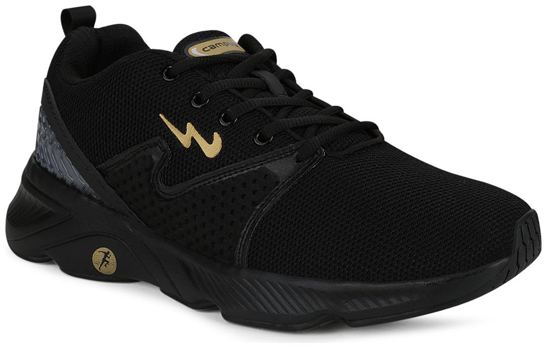 

Campus Men Running Shoes ( Black )