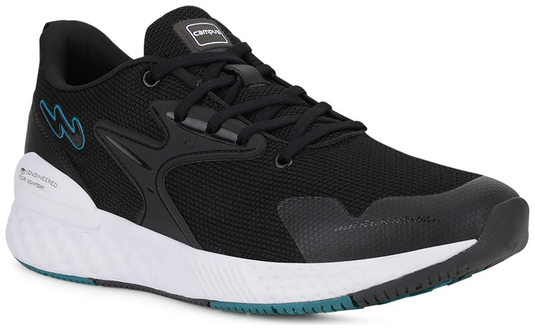 

Campus Men Running Shoes ( Black )