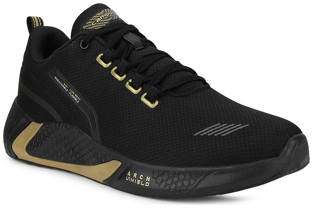 

Campus Men Running Shoes ( Black )