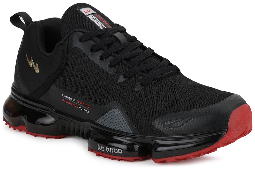 

Campus Men Running Shoes ( Black )