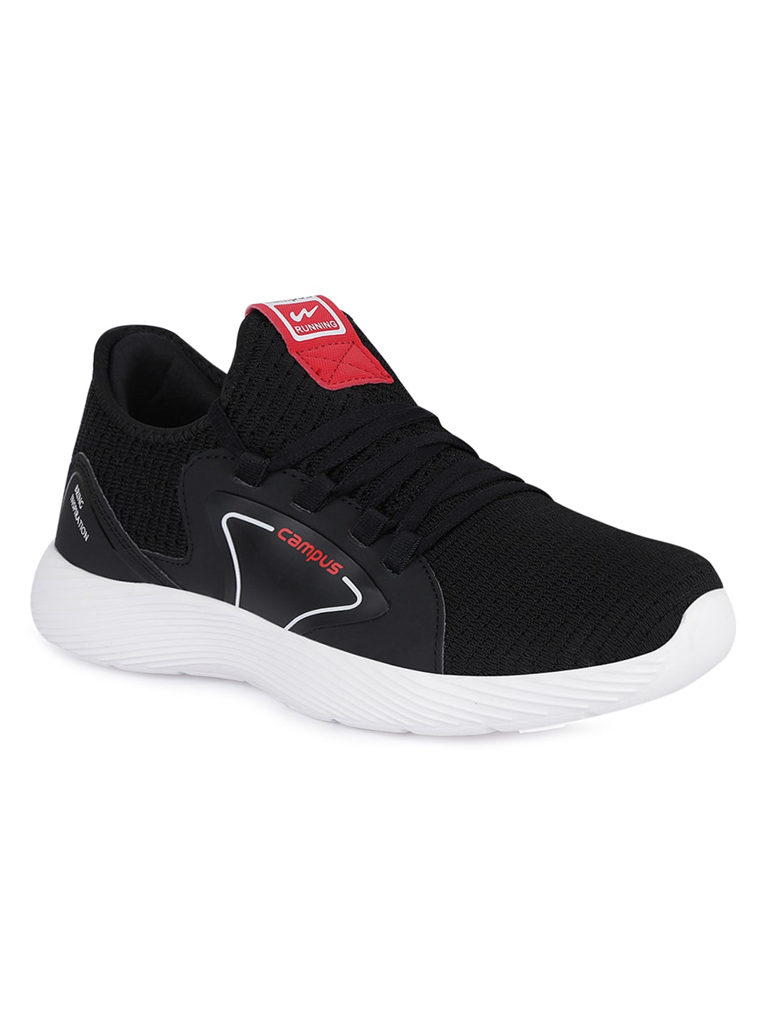

Campus Men Running Shoes ( Black )