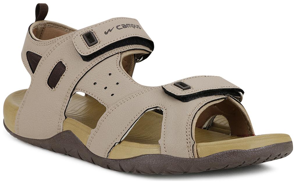 

Campus Men Beige Sports Sandals