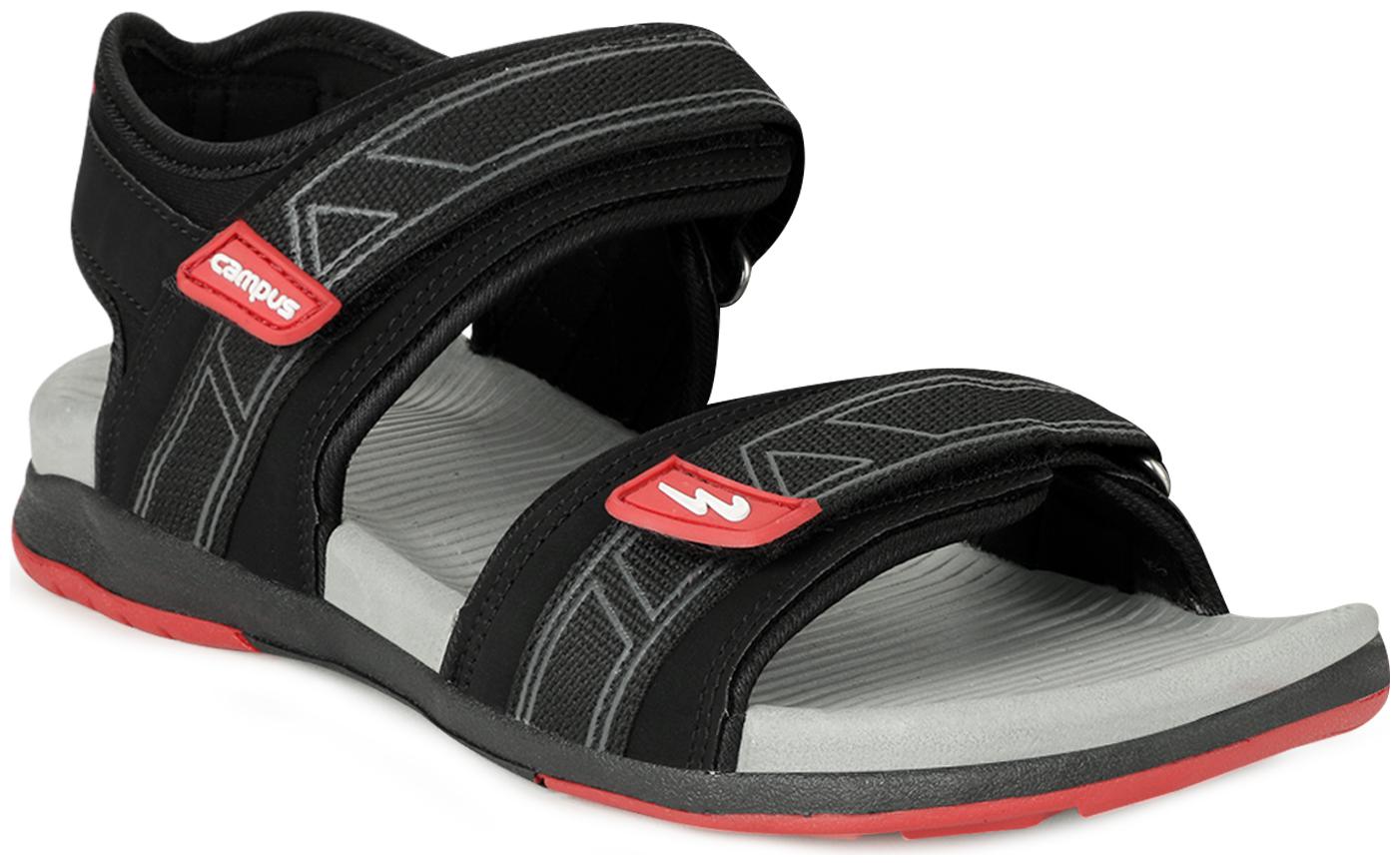 

Campus Men Black Sandals