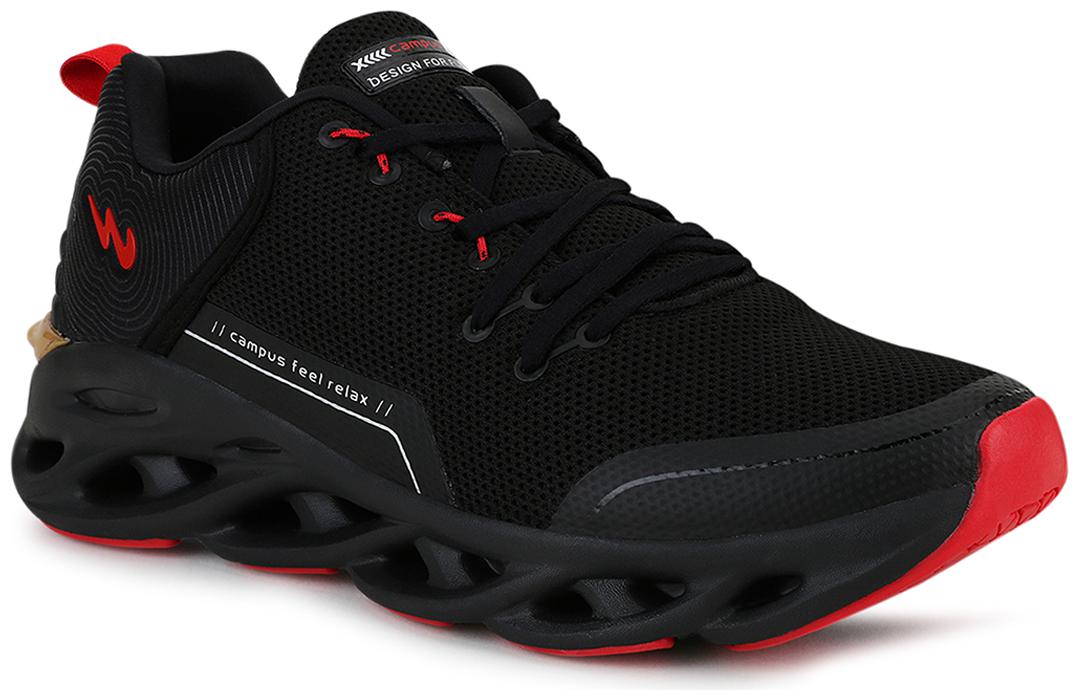 

Campus Men Geneva Running Shoes ( Black )